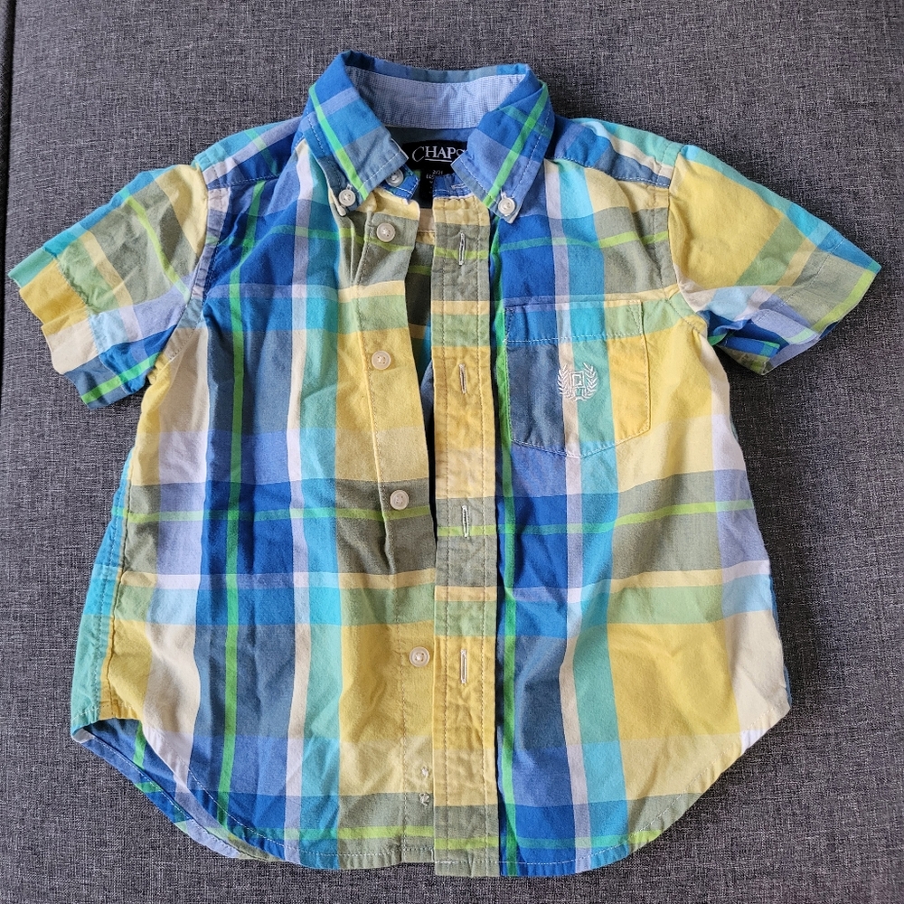 Kids Chaps Polo Button down Size 2T